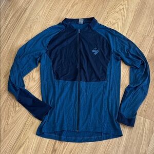 Sweet Protection Men Hunter Merino Wind Full ZipJacket Blue and Black size M
